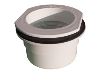 Ablaufstutzen 53 mm für Gekanntete Dachrinne