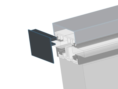 Stirnseitenabdeckung für Klemmdeckel A.120-20.e 