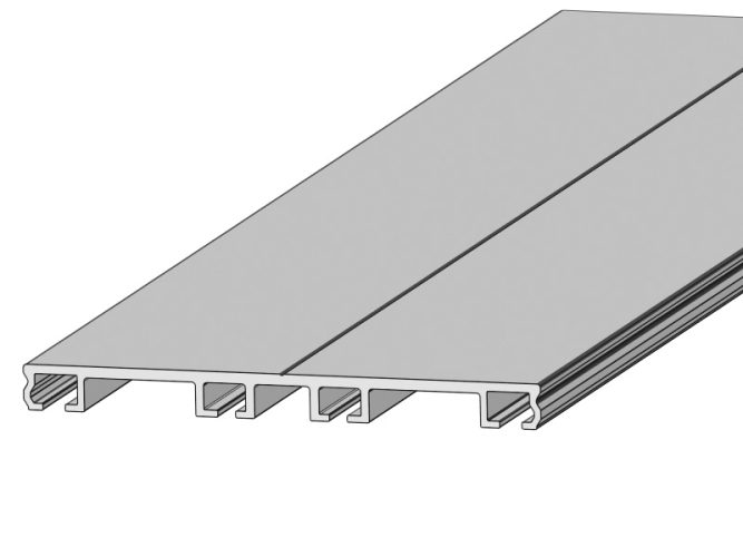 Klemmprofil, Verlegeprofil für 120 mm Unterkonstruktion 4 Meter