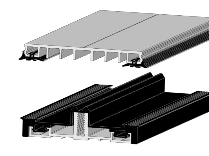 Auflageprofile 100 Isoliert - 1 Meter 1 Meter